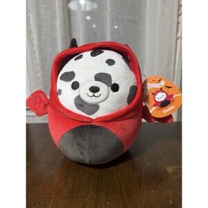 Squishmallows Hoodie Squad 8" Dustin the Dog in Devil Bat Costume Plush Doll Toy
